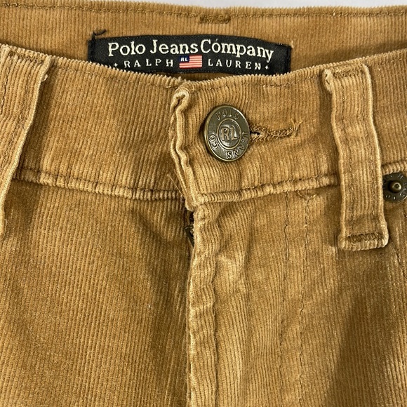 Polo by Ralph Lauren Jeans Company Corduroy Pants, Khaki, Brown, Pants Size 2 - Picture 4 of 9